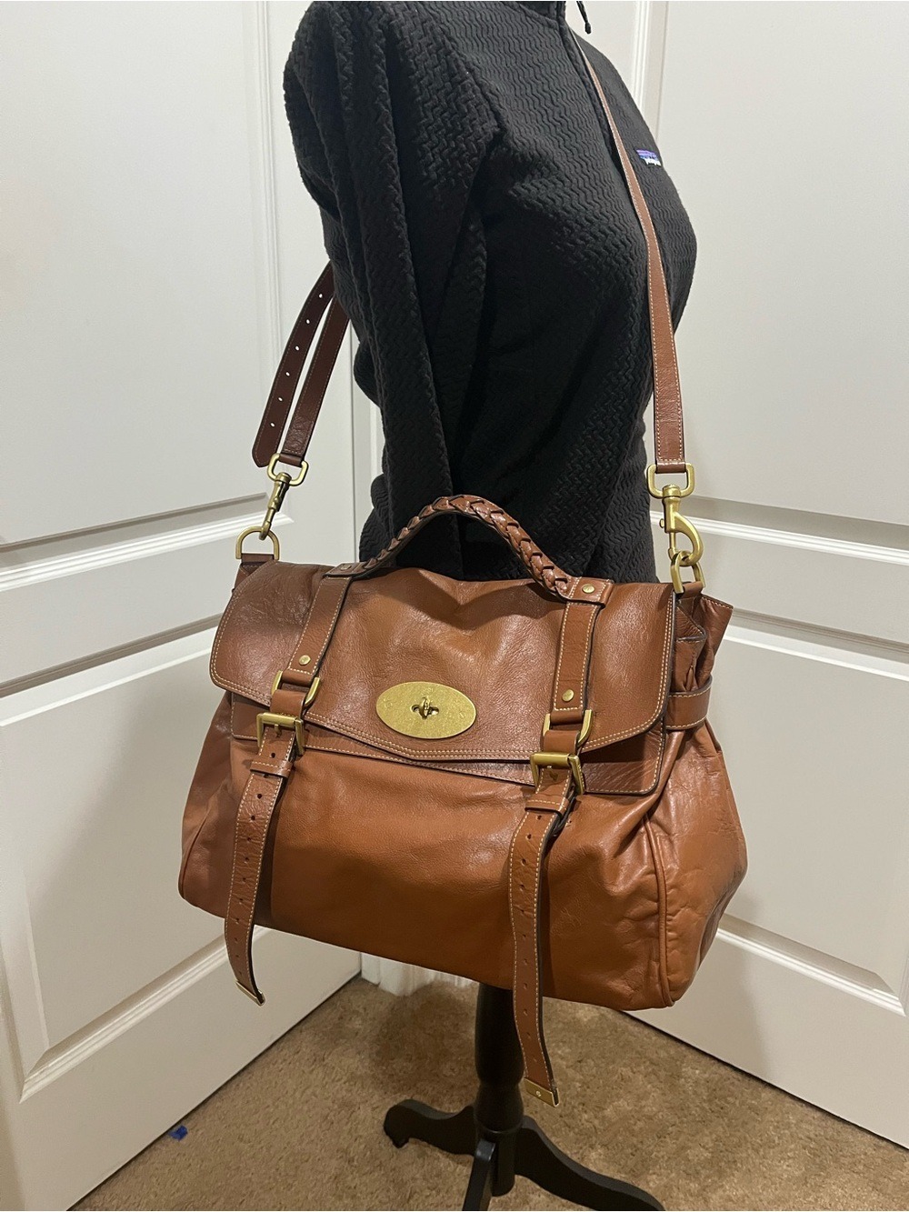 MULBERRY IN SOFT BUFFALO OAK LEATHER ALEXA - Picture 16 of 16